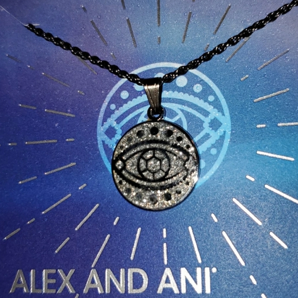 Alex and Ani Evil Eye Necklace - Picture 1 of 7